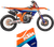 FACTORY EFFEX - 27-03504 - Candy Chrome Series Shroud/Airbox Graphics Kit - KTM