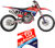 FACTORY EFFEX - 27-03704 - Candy Chrome Series Shroud/Airbox Graphics Kit - Gas Gas