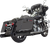 BASSANI XHAUST - 1F7DNT5B - DNT Straight Can Mufflers for '95-'16 FL - Black