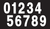 FACTORY EFFEX - 02-4350 - Pro Number 0 - White - 7"