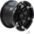 AMS - 0230-0759 - Wheel - Roll'n 104 - Rear - Machined Black - 12x7 - 4/4 - 3+4