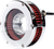 FEULING PARTS - 5468-S - BA Slim Air Cleaner Kit - Chrome/Clear - Red Filter - '93-'99 EVO Big Twin
