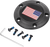 FIGURATI DESIGNS - FD21R-TC-5H-BLK - Timing Cover - 5 Hole - American Flag - Reversed - Black