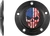 FIGURATI DESIGNS - FD25-TC-5H-BLK - Timing Cover - 5 Hole - Skull - Black