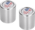 FIGURATI DESIGNS - FD24-DC-2530-SS - Docking Covers - Red/White/Blue American Flag Skull - Short - Silver