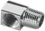 GARDNER-WESTCOTT - 7-49IE-3X2 - Male Elbow - 3/16" x 1/8" - Chrome