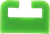 GARLAND - 10-6400-0-01-16 - Green Replacement Slide - UHMW - Profile 10 - Length 64.00" - Arctic Cat