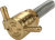 GOLAN PRODUCTS - 76-312F-BS - "Click-Slick" Fuel Petcock - Forward - Raw Brass - 22mm