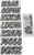 HARDLINE - 400CLBLK - I.D. Sticker Kit - 400 Series- Clear