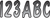 HARDLINE - SIBKG200 - I.D. Sticker Kit - 200 Series - Silver Gradation