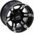 AMS - 2744-031AB - Wheel - Roll'n 104 - Rear - Machined Black - 12x7 - 4/110 - 2+5