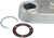 JAMES GASKET - JGI-60629-65 - Inner Primary Gasket Kit - Rubber Covered Metal with Lock Ring - '65-'69 Big Twin