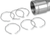 JAMES GASKET - JGI-46513-01 - Fork Seal Retainers - 49 mm