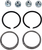 JAMES GASKET - 65324-83-KWG2 - Exhaust Port Graphite Gasket Kit - Big Twin/Sportster/EVO