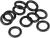JAMES GASKET - JGI-11297 - Fork Air Control O-Rings - 10-Pack