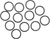 JAMES GASKET - JGI-241015 - Neoprene O-Rings - Kick Pedals and Shift Pegs - 3/4” x 3/32”
