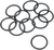 JAMES GASKET - JGI-253017 - Neoprene O-Rings - Highway and Passenger Pegs - 7/8” x 3/32”
