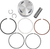 JE PISTONS - 128998 - Piston Kit - 102.00 mm -10.8:1 CR - Honda