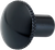 JOKER MACHINE - 02-57B - Billet Choke Cable Knob - Knurled - Black