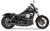 BASSANI XHAUST - 1D32RB - Mega Power Exhaust - Black - FXD/FXDWG with Mid/Forward Controls