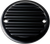 JOKER MACHINE - 02-98-1 - Points Cover - Finned - 2 Hole - Black Anodized
