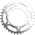 JT SPROCKETS - JTR850.34 - Sprocket - Rear - Yamaha - 34-Tooth