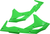 ACERBIS - 2630610006 - Radiator Shrouds - Green