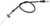 MOOSE OFFROAD - 0650-1178 - Black Vinyl Throttle Cable - 30-1/4" - Honda