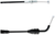 MOOSE OFFROAD - 0650-1235 - Black Vinyl Throttle Cable - 37-1/4" - Yamaha