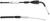 MOOSE OFFROAD - 0650-1261 - Black Vinyl Throttle Cable - 34-1/2" - Yamaha