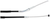 MOOSE OFFROAD - 0652-1747 - Black Vinyl Clutch Cable - Honda
