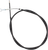 MOOSE OFFROAD - 0653-0075 - Black Vinyl Brake Cable - Rear - Parking - Kawasaki