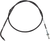 MOOSE OFFROAD - 0653-0080 - Black Vinyl Brake Cable - Rear - Parking - Suzuki