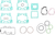 MOOSE OFFROAD - 0934-5360 - Top End Gasket Kit - Husqvarna/KTM