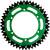 MOOSE OFFROAD - 1210-1491 - Dual Sprocket - 48 Tooth - Green - Kawasaki/Suzuki