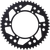 MOOSE OFFROAD - 1211-1466 - Rear Sprocket - Aluminum - 49 Tooth - Black - Kawasaki/Suzuki