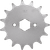 MOOSE OFFROAD - 1212-2092 - Front Sprocket - 15 Tooth - Honda