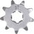 MOOSE OFFROAD - 1212-2148 - Front Sprocket - 9 Tooth - LT 50
