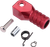 MOOSE OFFROAD - 1602-1637 - Knurled Shift Lever Tip - 0 mm - Red