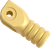 MOOSE OFFROAD - 1602-1641 - Knurled Shift Lever Tip - 0 mm - Gold