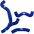 MOOSE OFFROAD - 1902-1922 - OEM Fit Radiator Hose Kit - Blue - Gas Gas/Husqvarna/KTM