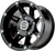MOOSE OFFROAD - 0230-0452 - Wheel - 387X - Rear - Black - 12x8 - 4/156 - 4+4