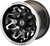 MOOSE OFFROAD - 0230-1141 - Wheel - 416X - Rear - Machined Black - 12x8 - 4/136 - 4+4