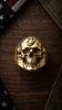 USMC EGA 14k Skull Ring 