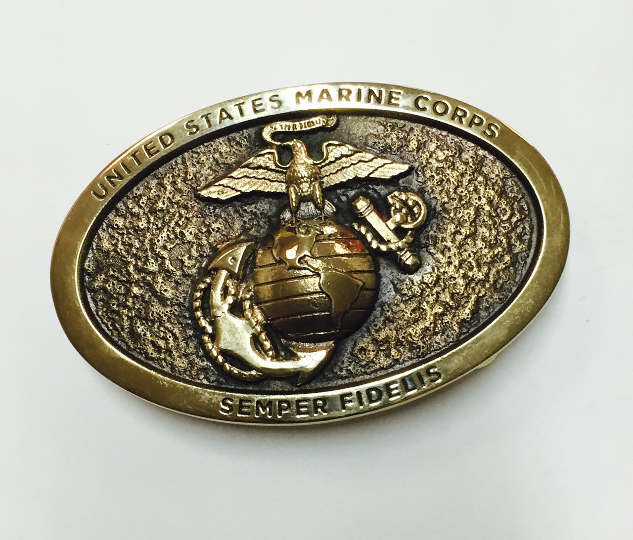 marines belt buckle