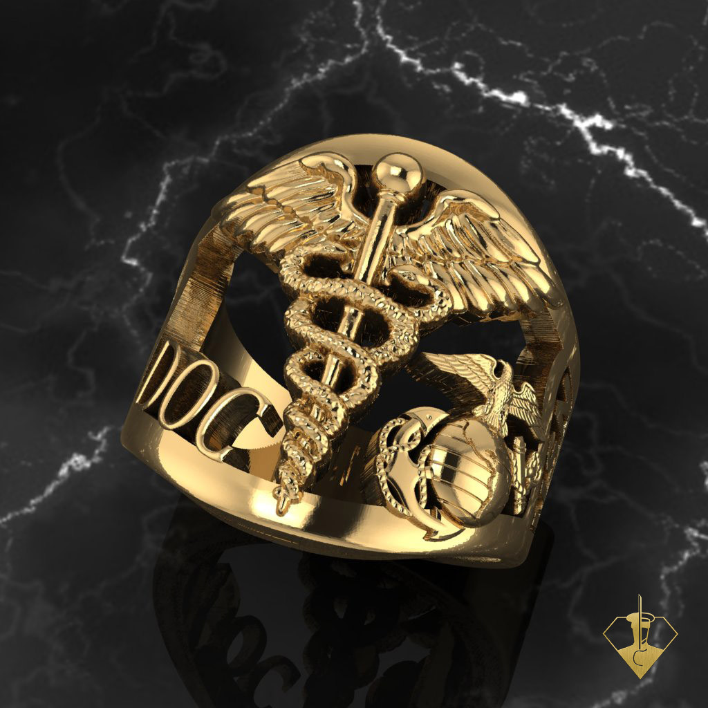 USMC 10k Gold Marine Corpsman 