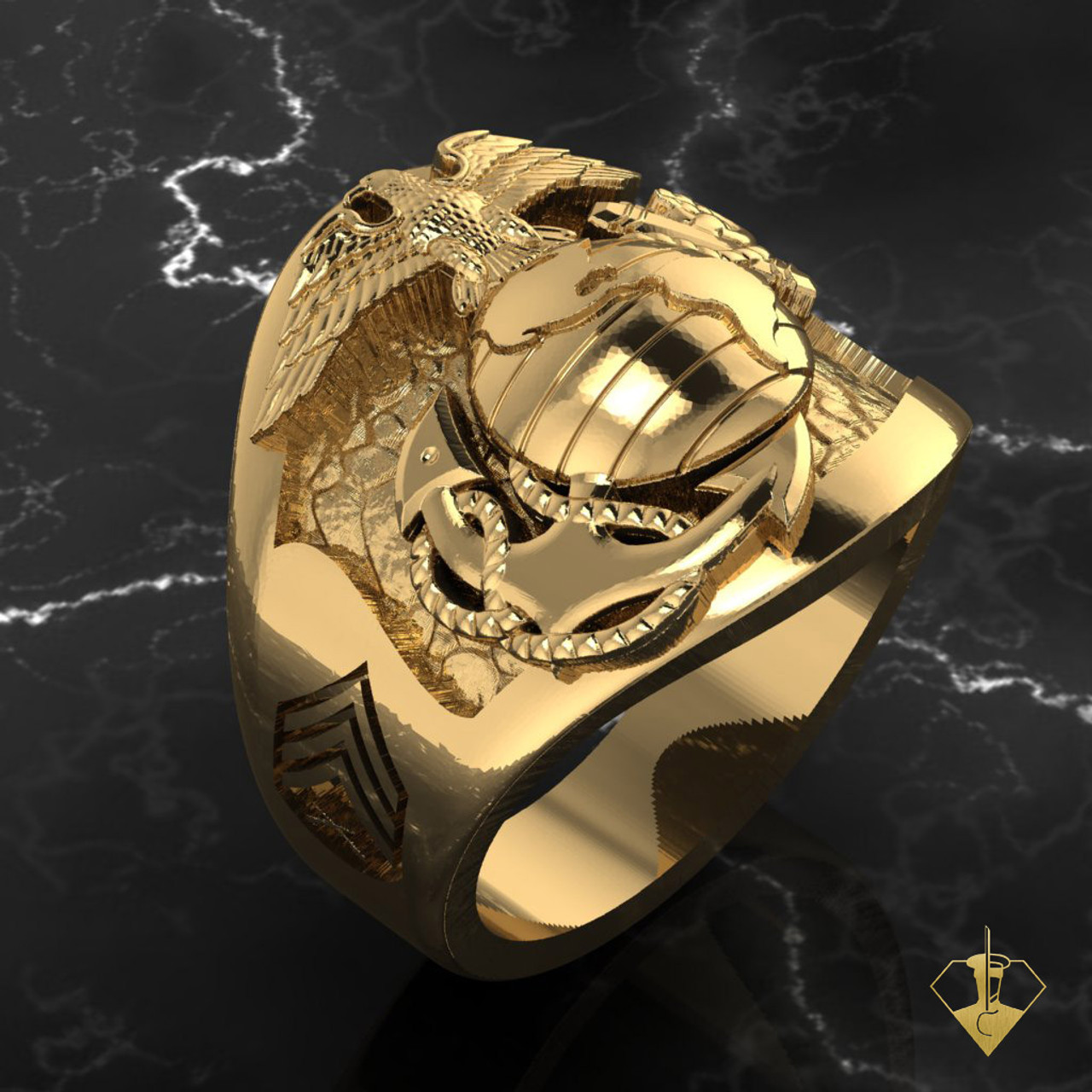 3rd Recon Marine Ring
available in Sterling Silver, 10k, 14k and 18kWhite or Yellow gold.
"Made by Marines for Marines"

100% Satisfaction Guaranteed