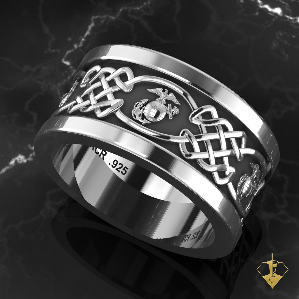 USMC Celtic EGA Band "Made by Marines for Marines"