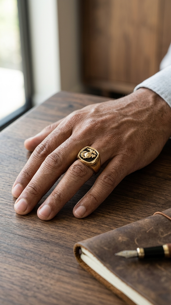 USMC EGA Signet Ring