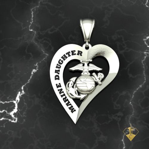 USMC - USMC Pendants - 10K Gold - USMC Jewelry